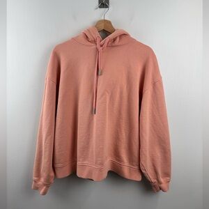 Acne Studios Women Orange Yala As Ribbed Peach Hoodie Size XS